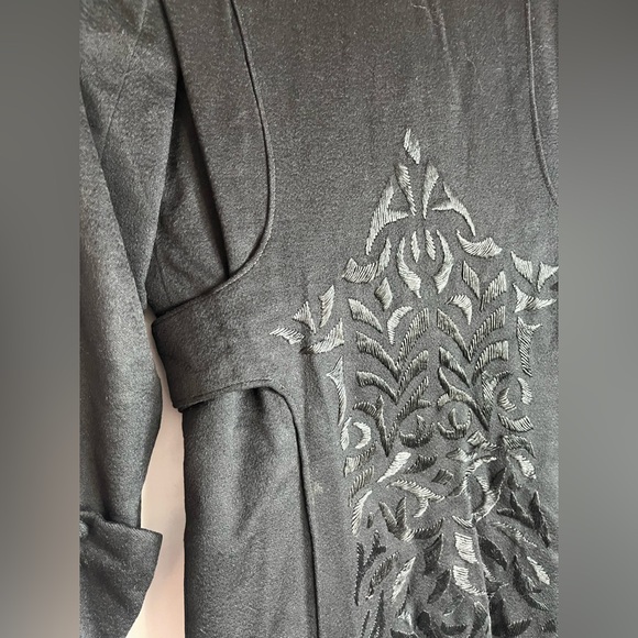 Embroidered Victorian Gothic Military Frock Coat Steampunk Bespoke M - Picture 8 of 16